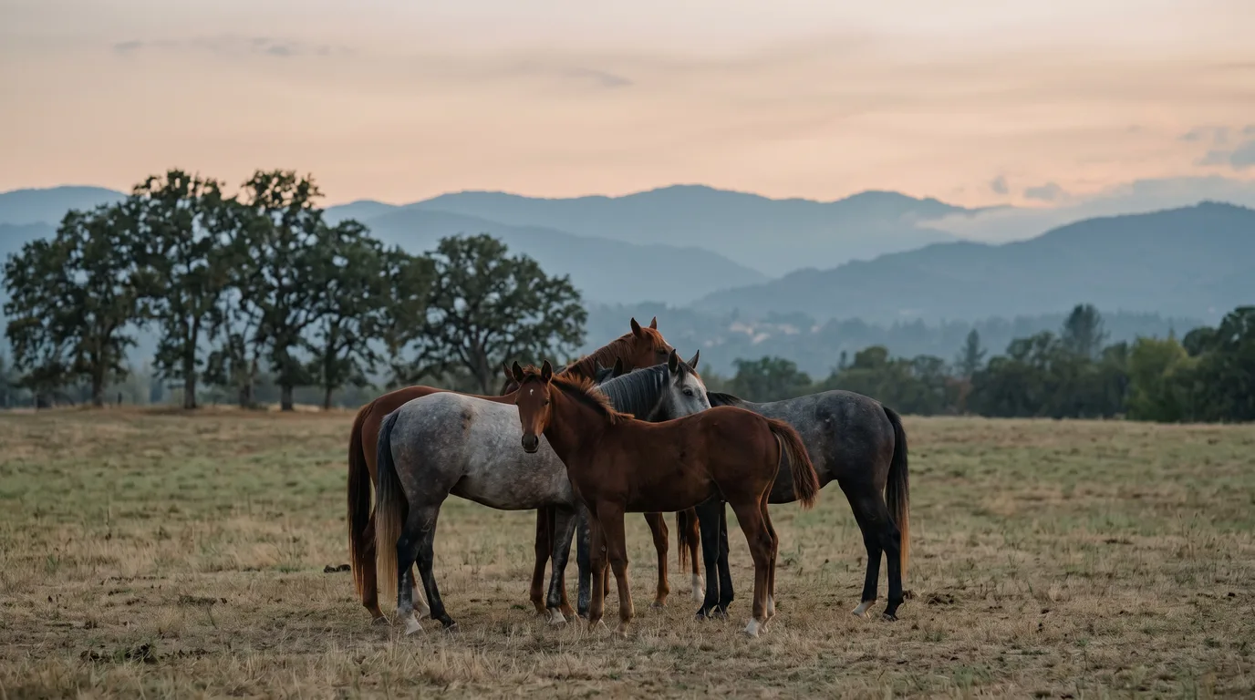 Chevaux en liberté, Échappées Belles, Ardèche